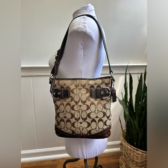 Coach Signature Slim Duffle Handbag - Picture 12 of 12